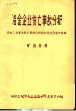 冶金企业伤亡事故分析  冶金工业重大伤亡事故分析学术讨论会论文选编  矿山分册