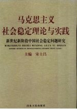 马克思主义社会稳定理论与实践  新世纪新阶段中国社会稳定问题研究