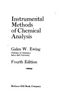 INSTRUMENTAL METHODS OF CHEMICAL ANALYSIS