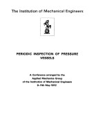 PERIODIC INSPECTION OF PRESSURE VESSELS