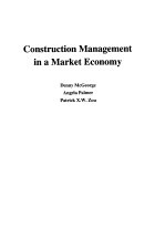 construction management in a market economy