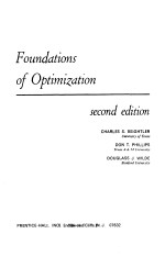 FOUNDATIONS OF OPTIMIZATION