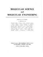 MOLECULAR SCIENCE AND MOLECULAR ENGINEERING