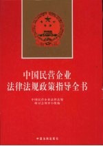 中国民营企业法律法规政策指导全书