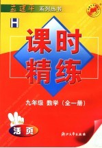 课时精练  华师大版  九年级数学