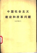 中国社会主义建设和改革问题