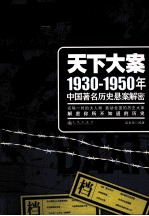 天下大案  1930-1950年中国著名历史悬案解密