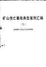 矿山伤亡事故典型案例汇编  2