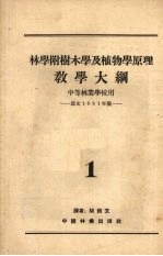 林学附树木学及植物学原理教学大纲  中等林业学校用