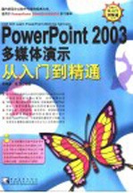 PowerPoint 2003多媒体演示从入门到精通