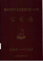 廊坊市城市建筑安装公司一公司  公司志  1985-1999