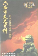 六安市文史资料  第6辑  纪念改革开放二十周年