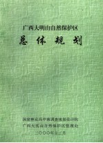 广西大明山自然保护区总体规划