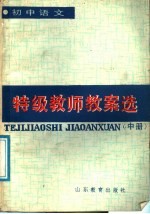 初中语文特级教师教案选  中