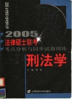 法律硕士联考考点分析与同步试题训练  刑法学