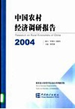 中国农村经济调研报告  2004