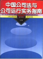 中国公司法与公司运行实务指南