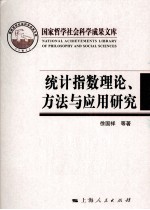 统计指数理论、方法与应用研究