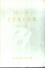 香港主要统计资料  1970-1985