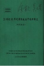 20世纪90年代国际政治中的伊斯兰  研究报告