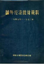 国外经济统计资料  1949年-1972年