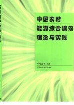 中国农村能源综合建设理论与实践