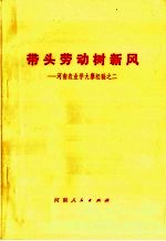 带头劳动树新风：河南农业学大寨经验之二