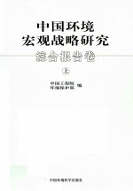 中国环境宏观战略研究  综合报告卷  上