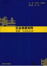 社会核算矩阵  原理、方法和应用