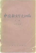 中国新文学史初稿