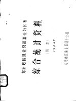 龙岩地区渔业资源调查与区划综合统计资料  附本  1986年