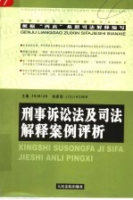 刑事诉讼法及司法解释案例评析