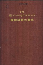 模范缅华大辞典