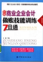 新编商业企业会计做账技能训练7日通  最新版本