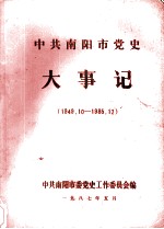 中共南阳市党史大事记（1949.10-1985.12）