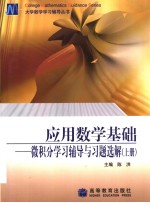 应用数学基础  微积分学习辅导与习题选解  上