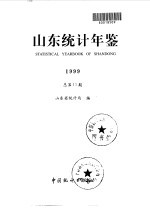 山东统计年鉴  1999  总第11期