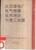 火力发电厂电气检修技术培训与考工试题