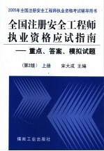 全国注册安全工程师执业资格应试指南  重点、答案、模拟试题  上  第2版