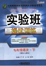 实验班提优训练  语文  七年级  下  国标人教版