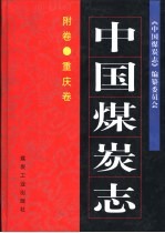 中国煤炭志  附卷·重庆卷