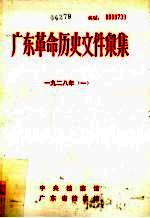 广东革命历史文件汇集  1928  1  甲