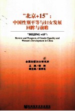 北京+15  中国性别平等与妇女发展回眸与前瞻