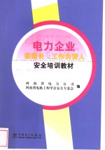 电力企业班组长及工作负责人安全培训教材