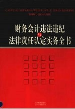 财务会计违法违纪与法律责任认定实务全书  上