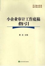 小企业审计工作底稿指引