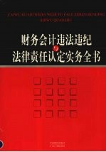 财务会计违法违纪与法律责任认定实务全书  中