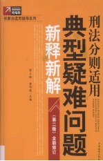 刑法分则适用典型疑难问题新释新解  精编版