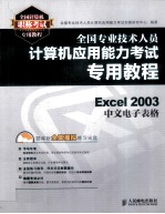 Excel 2003中文电子表格