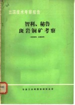 出国技术考察报告：智利、秘鲁斑岩铜矿考察